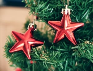 red star christmas tree decor thumbnail