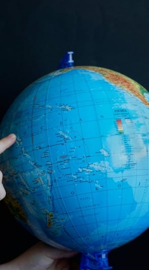 Finger, Map, Globus, Child, Earth, planet earth, planet - space thumbnail