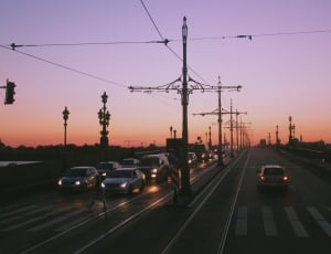 photograph of road with vehicles thumbnail