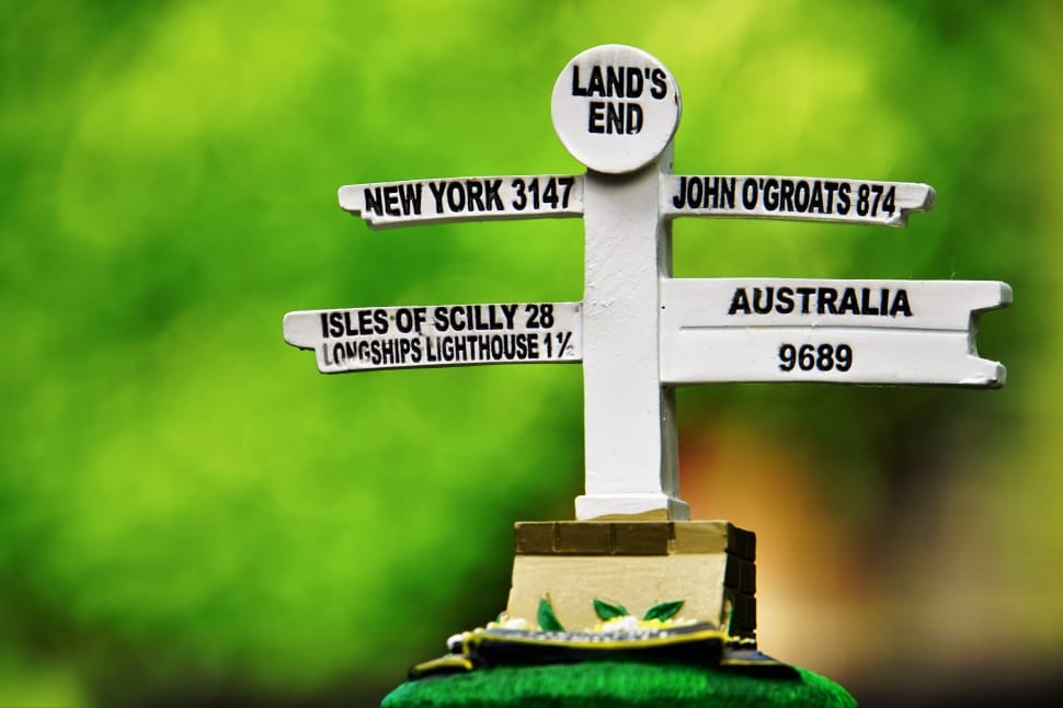 land's end miniature road signage preview