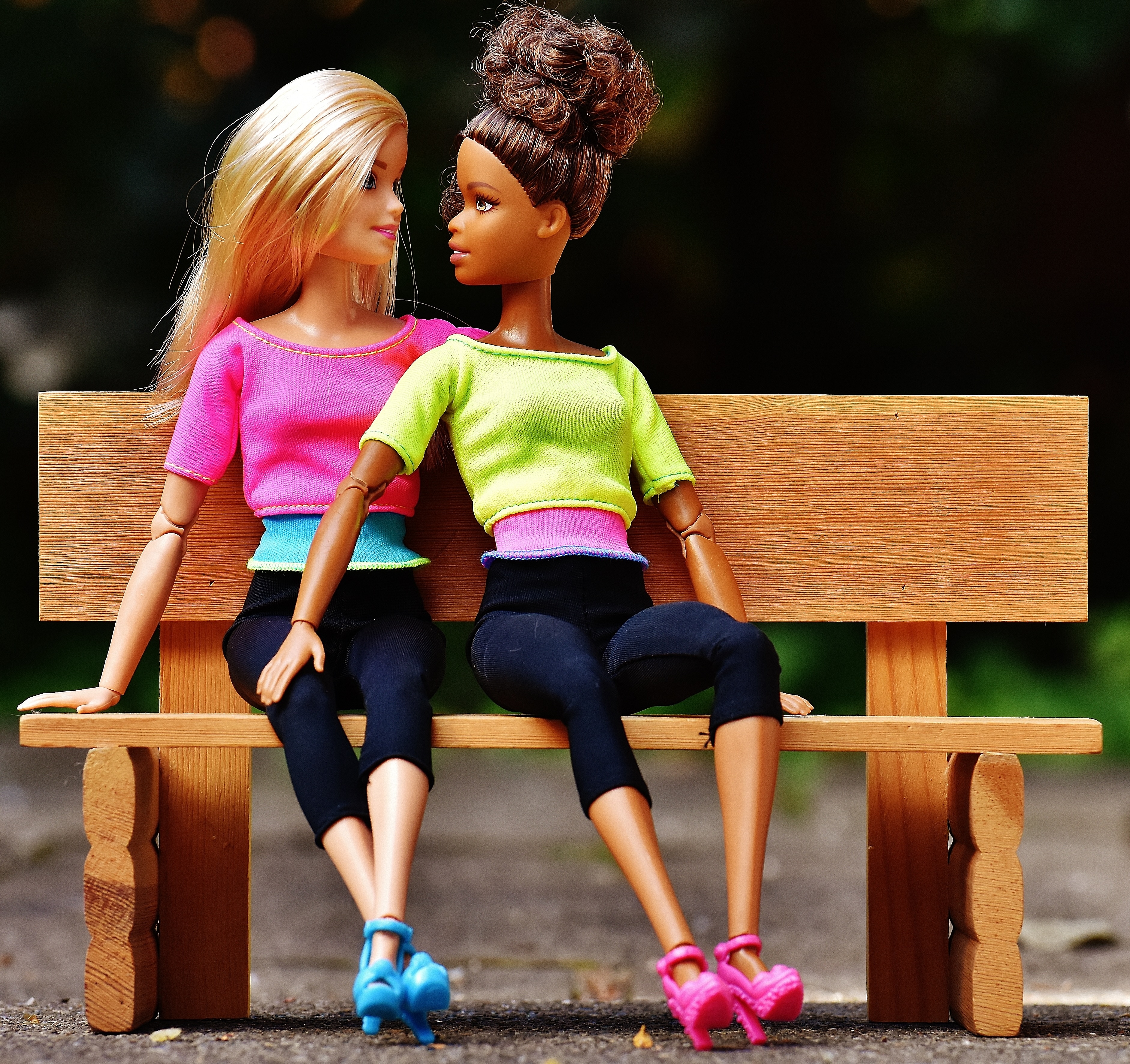 two barbie friends