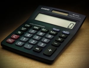 casio black desk calculator thumbnail