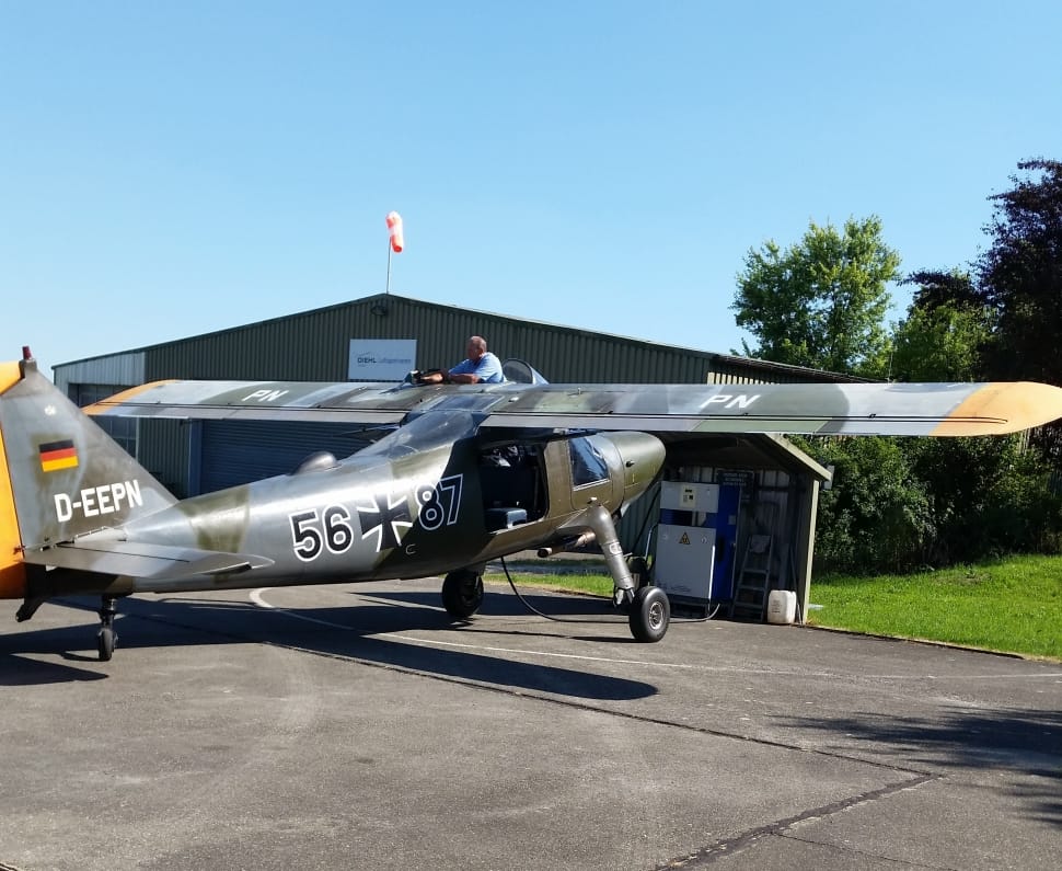 german vintage fighting plane preview