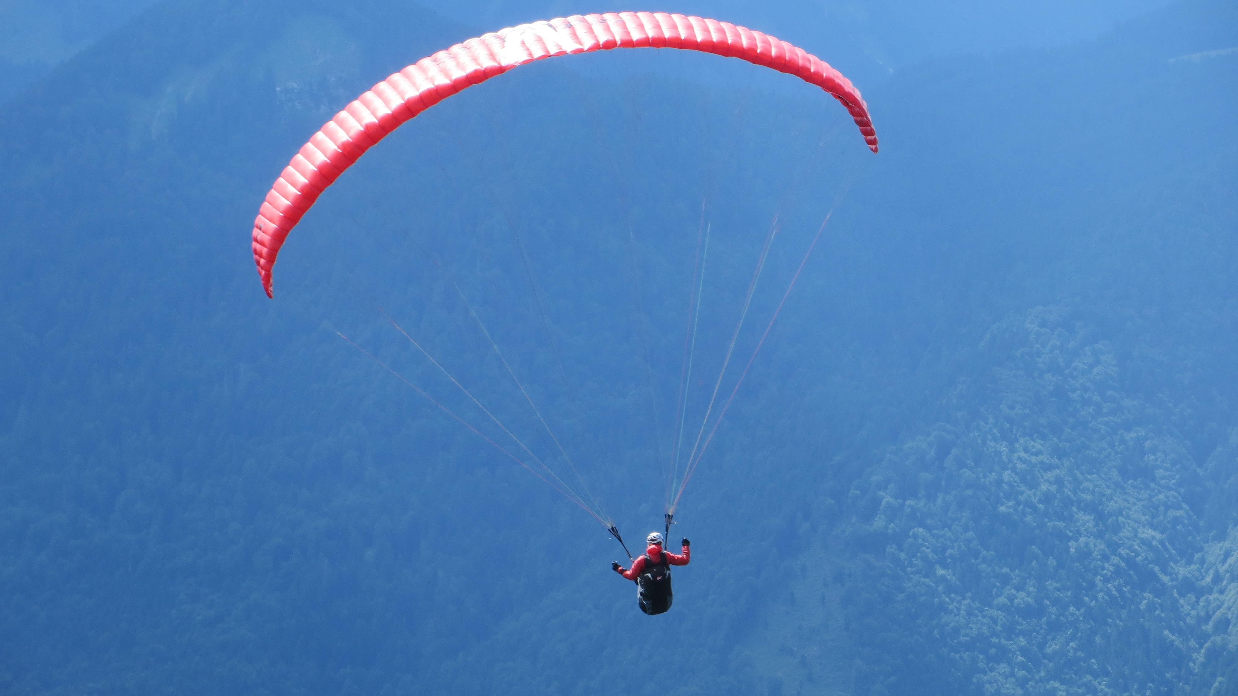 red parachute