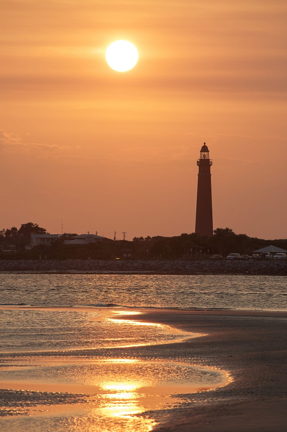 Ocean, Sky, Ponce Inlet, Lighthouse, lighthouse, sunset preview