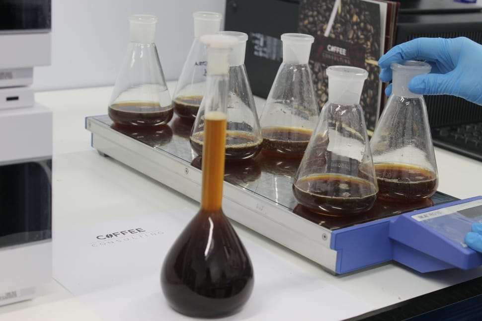 person taking lab samples preview