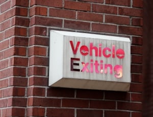 vehicle exiting signage thumbnail