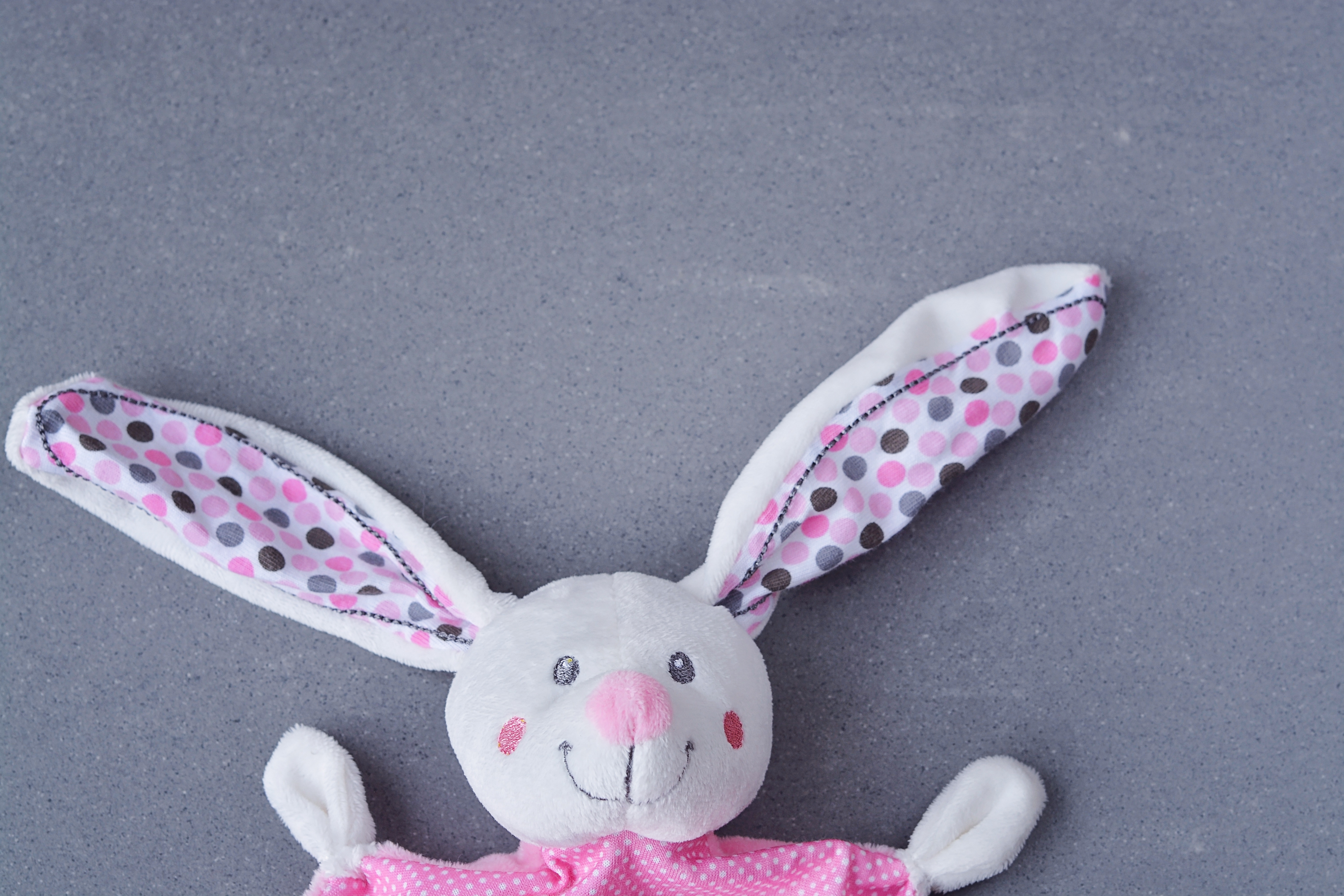 Hare, Fabric Bunny, Security Blanket, pink color, day