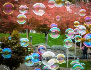 Fly, Blow, Soap Bubbles, Float, Balls, soap sud, bubble wand thumbnail