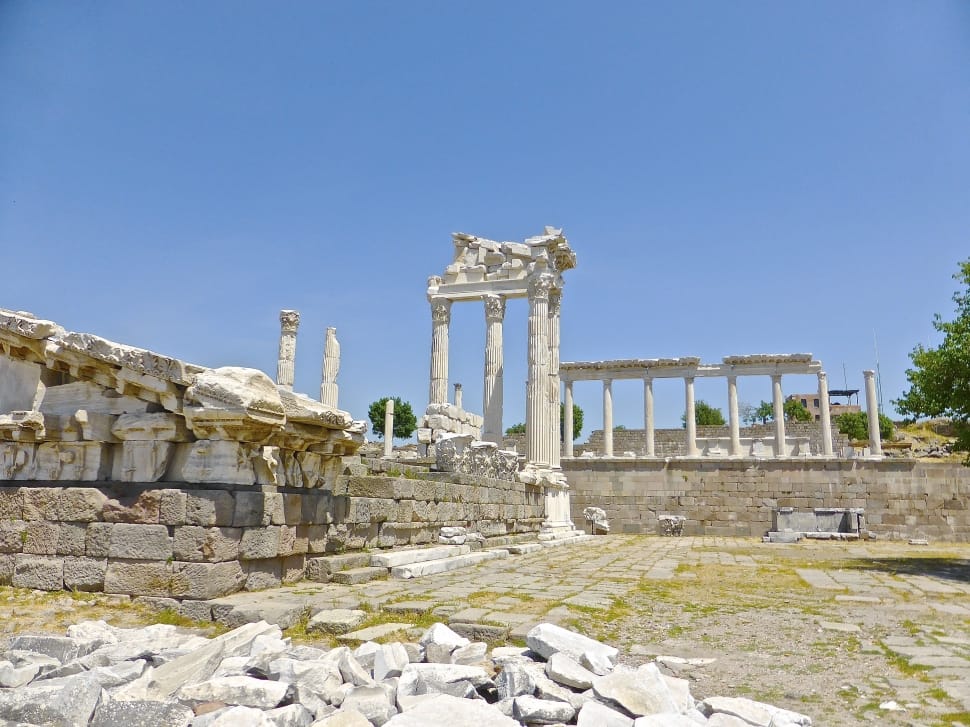 Turkey, Bergama, Landmark, Ruins, history, stone material preview