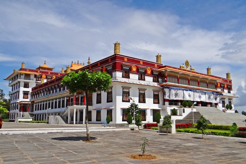 Drepung Gomang Monastery, Mundgod, architecture, building exterior preview