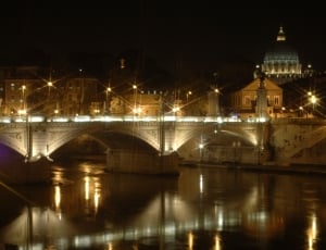 Night, Rome, St Peters Basilica, night, reflection thumbnail