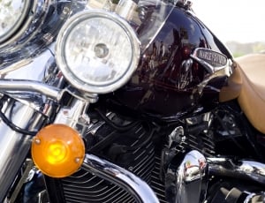 black and chrome cruiser motorcycle thumbnail