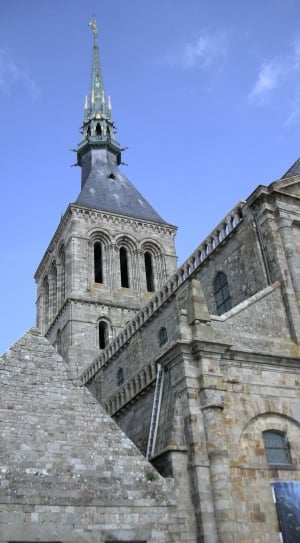 Normandie, Normandy, Mont Saint Michel, low angle view, architecture thumbnail