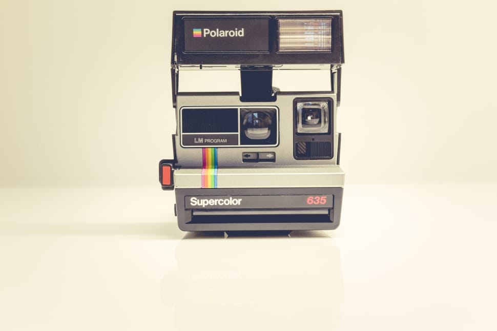 gray and black polaroid supercolor 635 preview