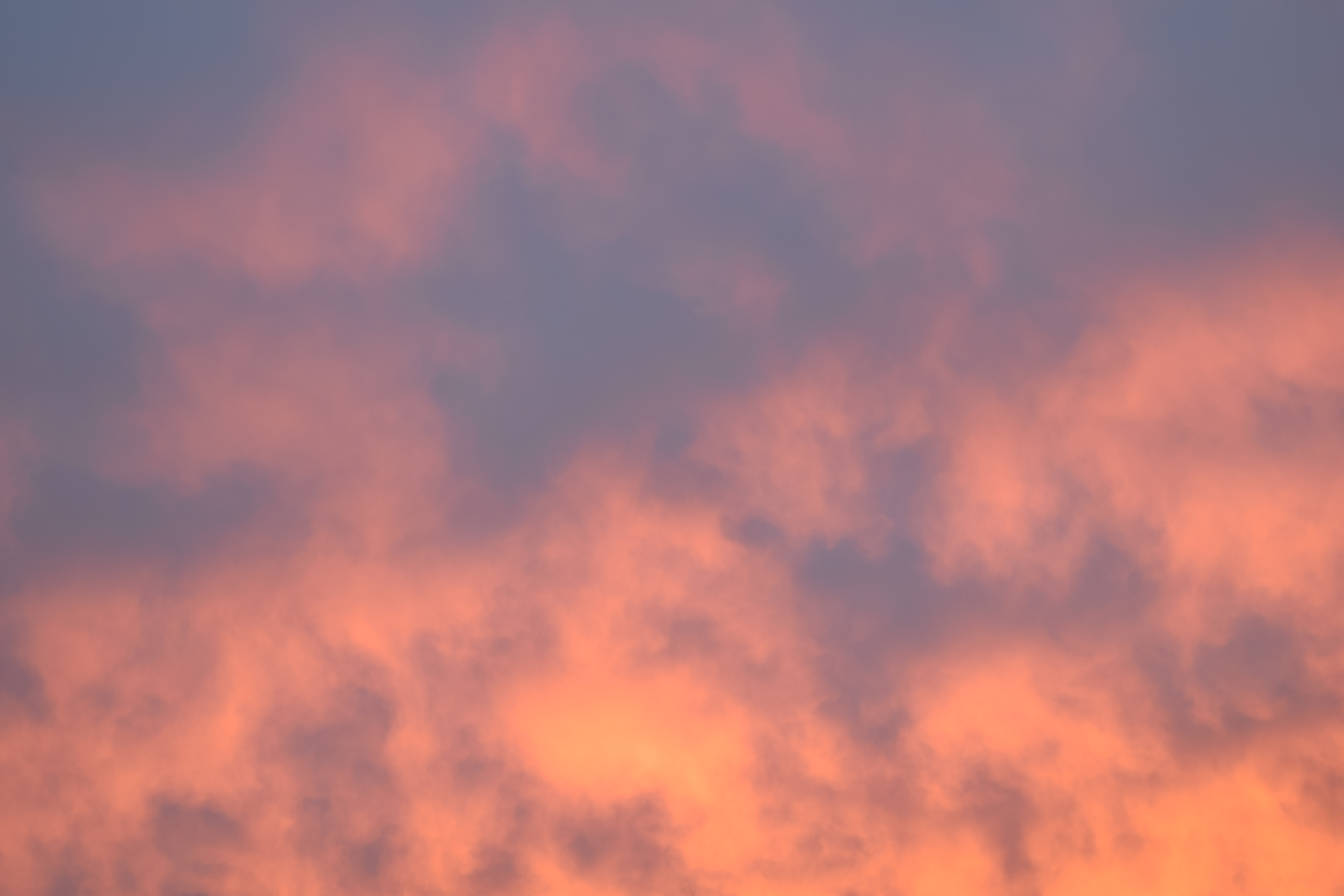 clouds during sun set