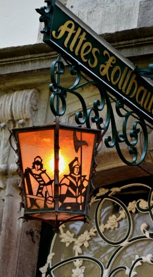 Street Lamp, Lantern, wrought iron, no people thumbnail