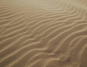 close photo of beige sand field thumbnail