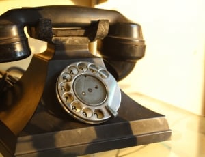 Phone, Vintage, Telephone, Antique, old-fashioned, retro styled thumbnail