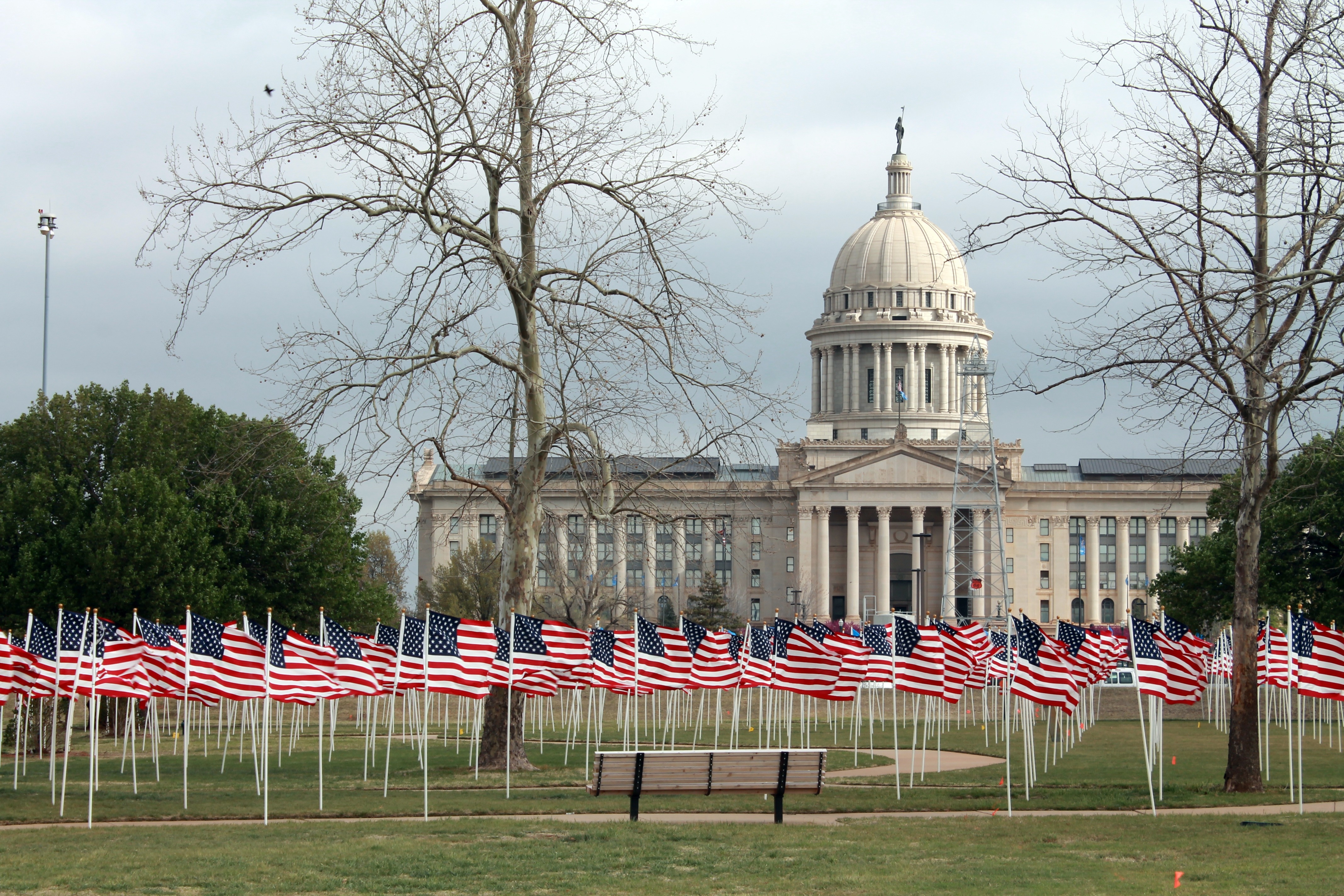 Oklahoma, Children, Abuse, patriotism, flag