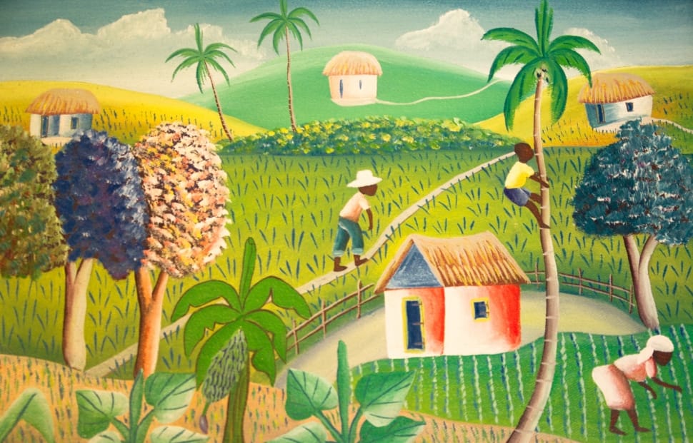 people in farm during daytime illustration preview