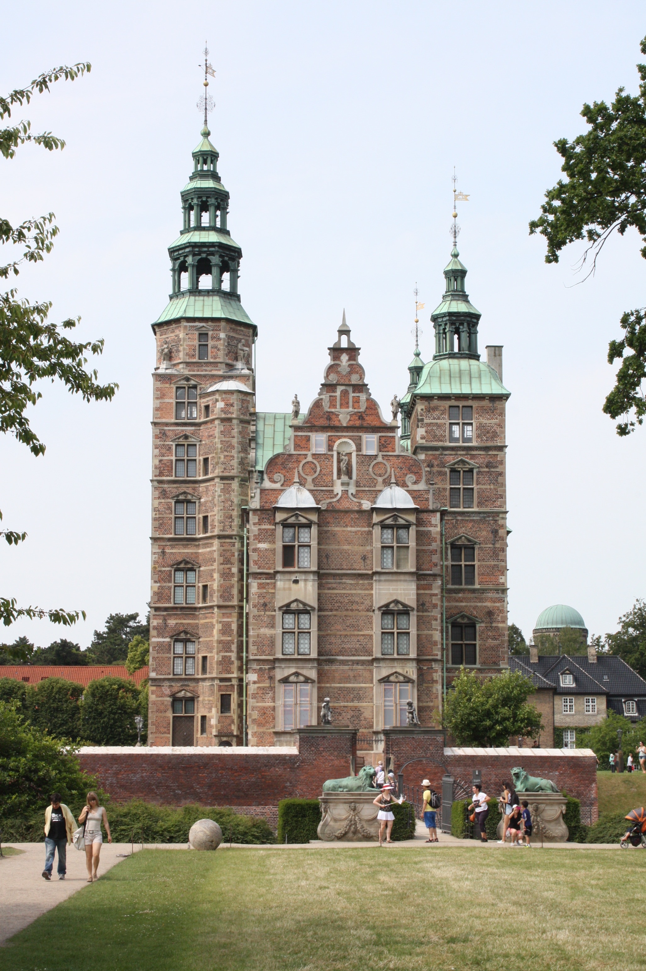 Rosenborg Castle, Denmark, building exterior, architecture