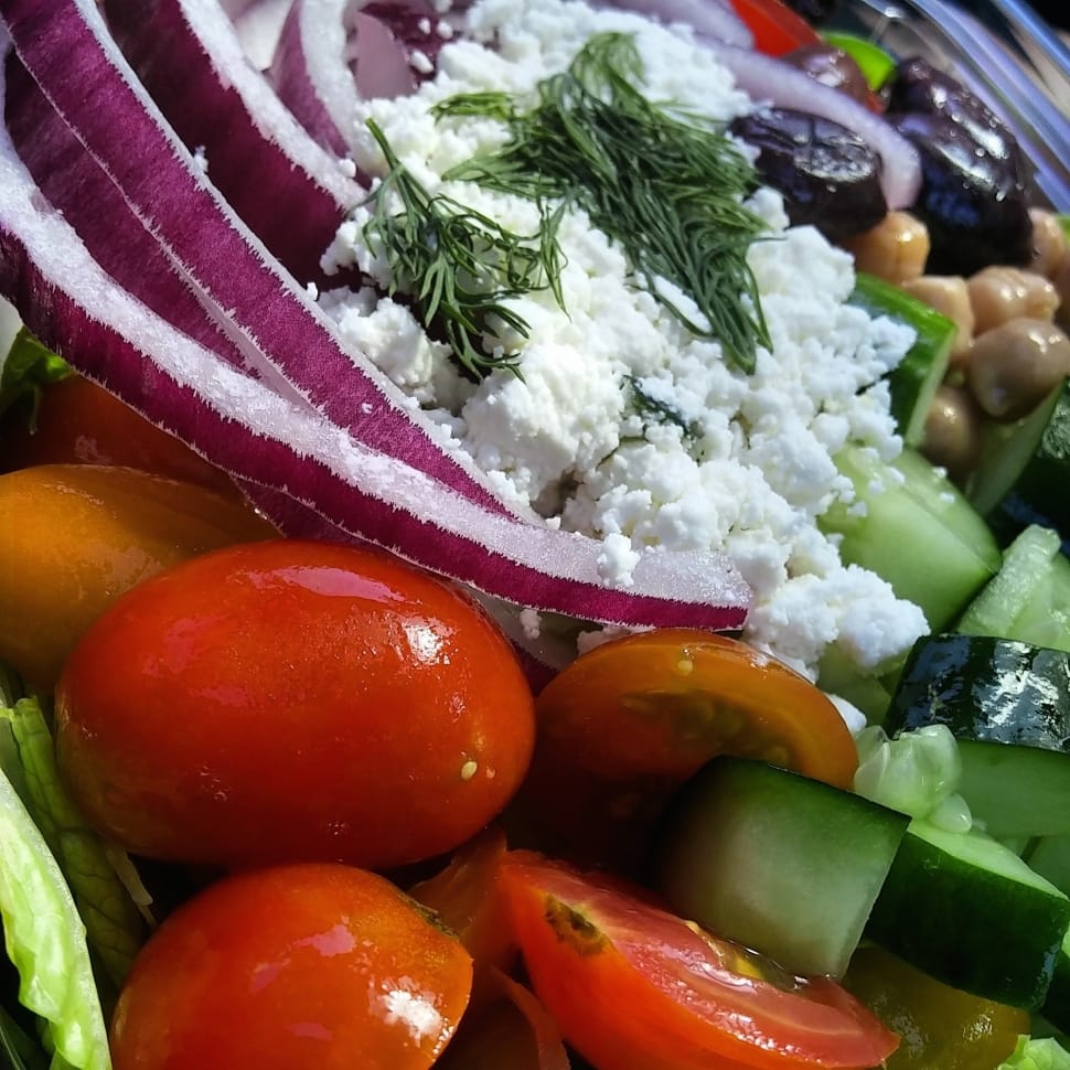 red tomatoes with vegetables preview
