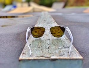 white framed sunglasses thumbnail