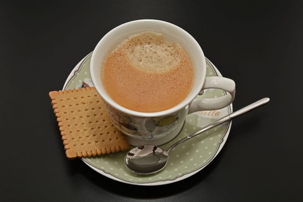 green tea cup and plate free image - Peakpx