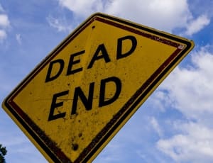 yellow and black dead end signage thumbnail