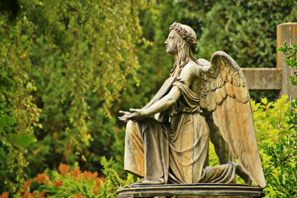 Grave, Stone Angel, Sculpture, Angel, cemetery, statue preview