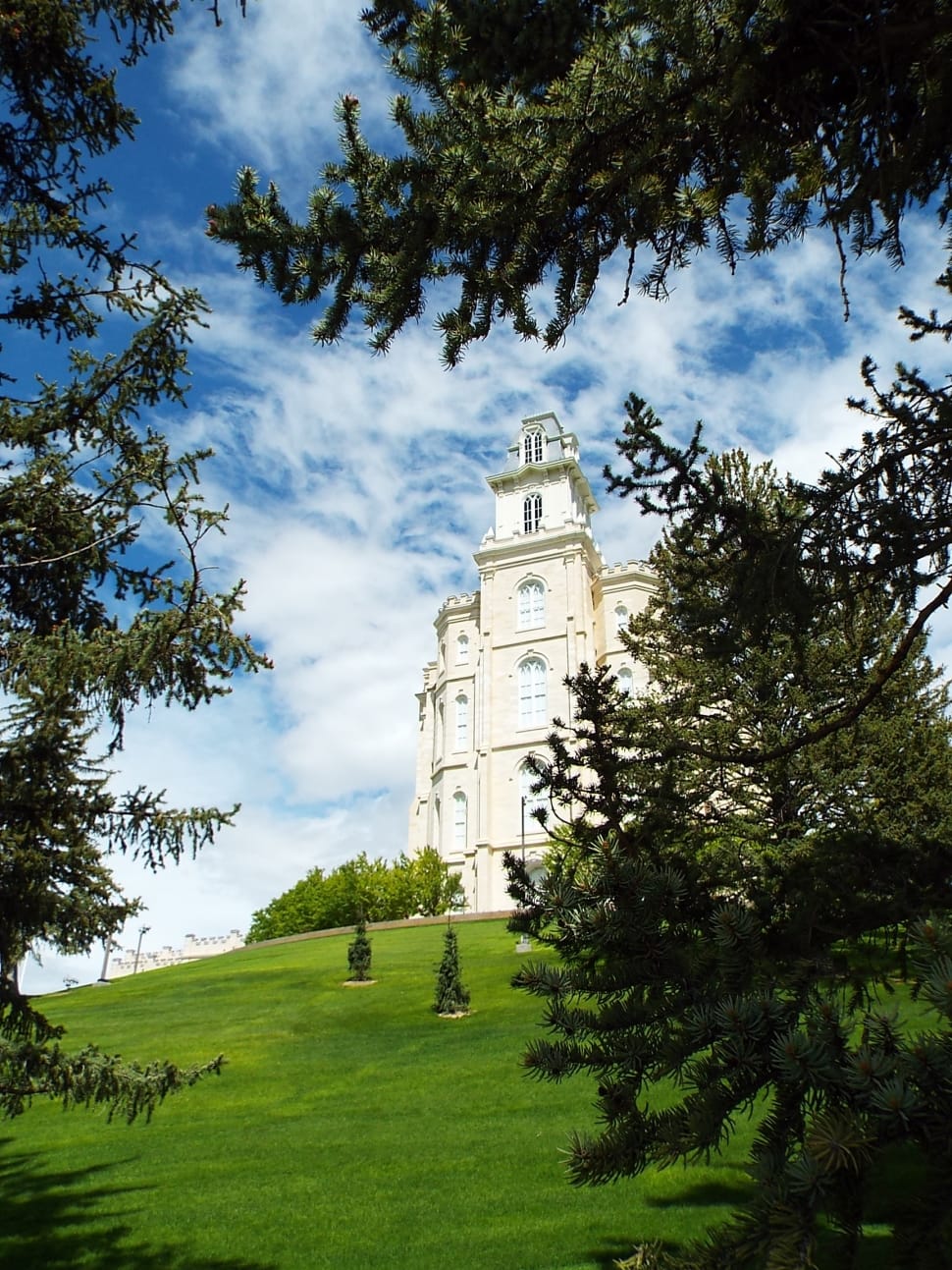 Manti, Church, Lds, Temple, Building, tree, architecture preview