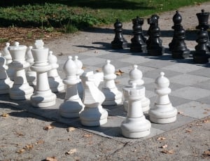 Chess Pieces, Black, Chess, Chess Board, chess, chess piece thumbnail
