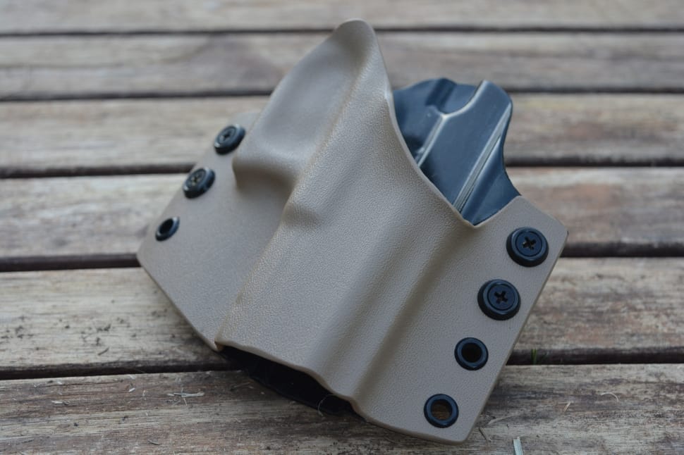 gray and black pistol holster preview