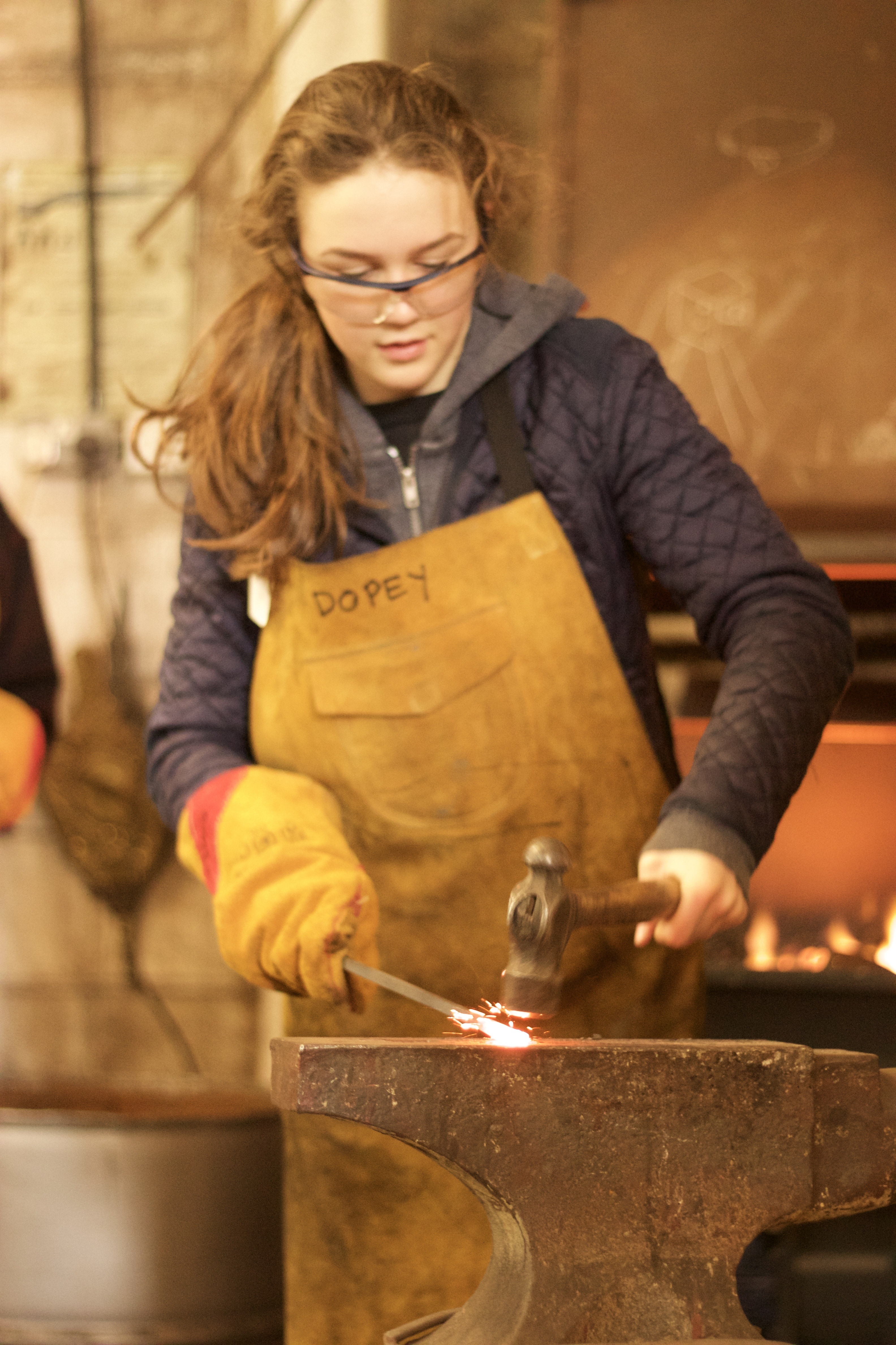 Anvil, Iron, Blacksmith, Metal, Steel, indoors, concentration