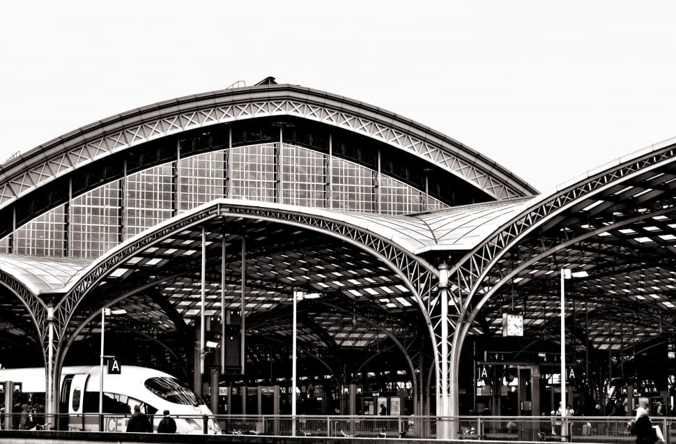 Cologne, Railway Station, bridge - man made structure, architecture preview
