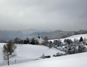 snow covered village thumbnail