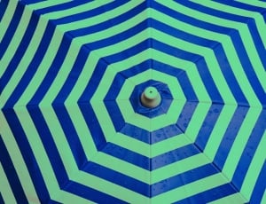 green and blue umbrella thumbnail