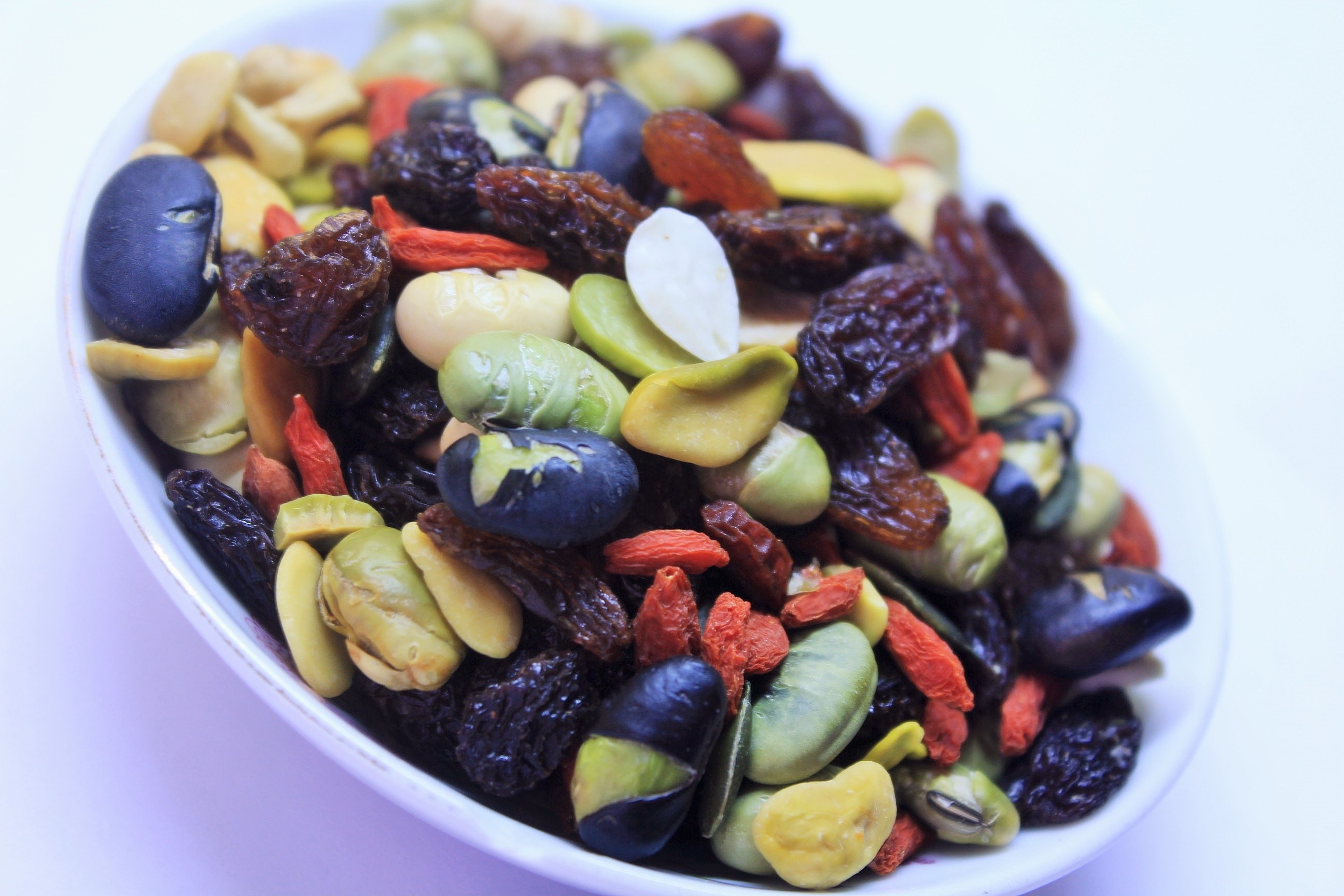Healthy, Snack, Mixed Nuts, Food, Nuts, raisin, blueberry