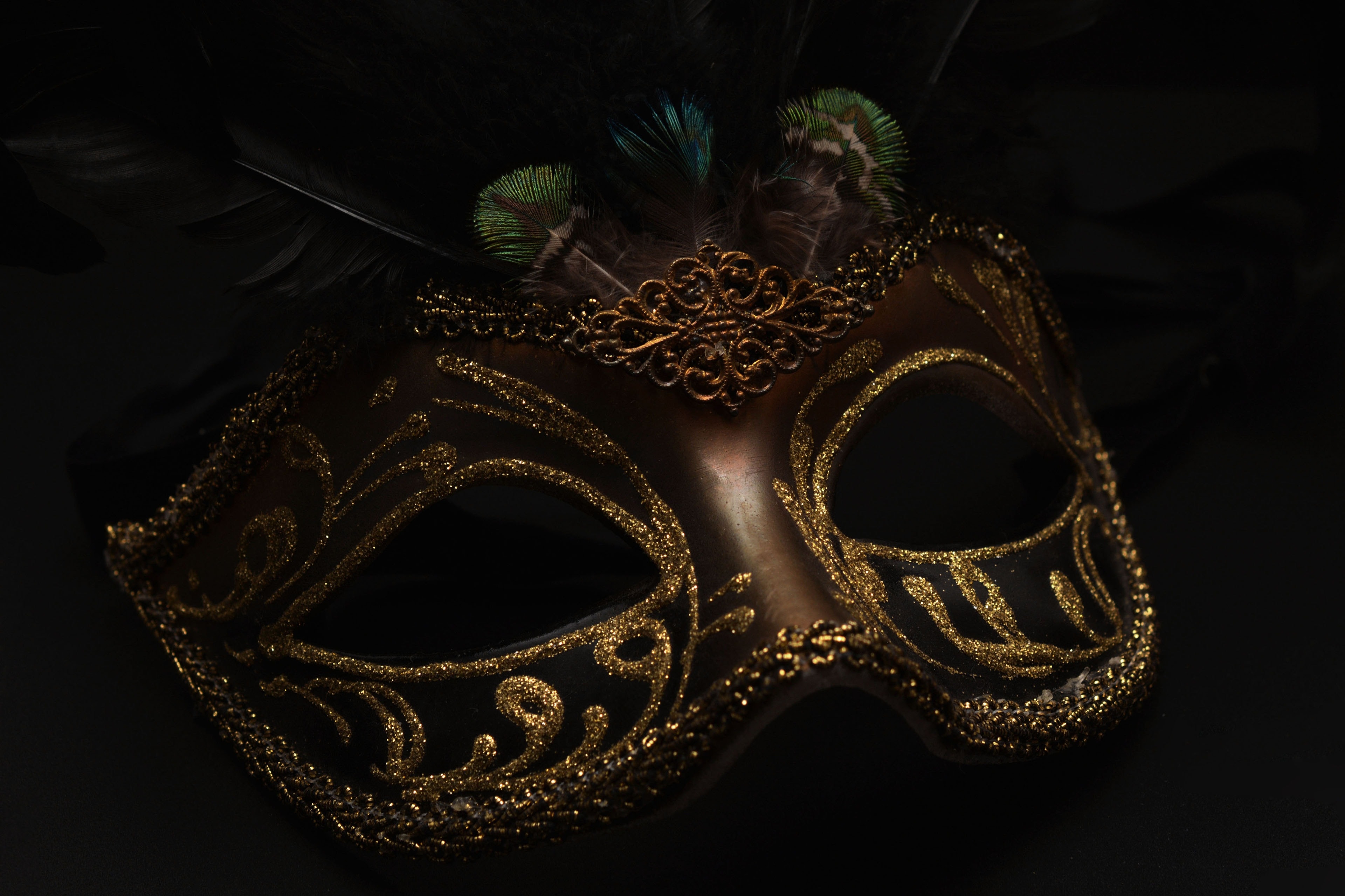 brown masquerade