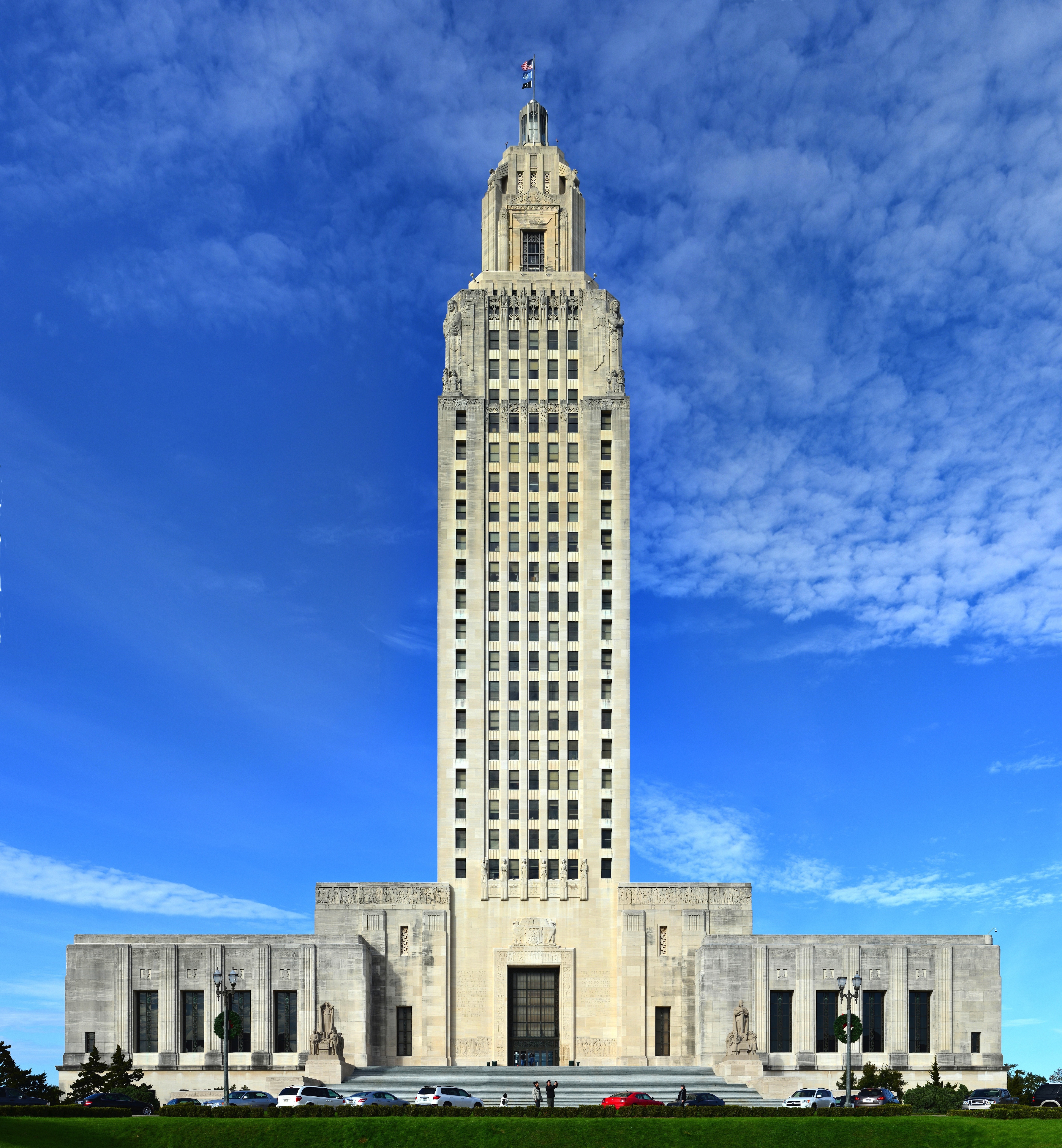 Baton Rouge, State Capitol, Louisiana, architecture, sky