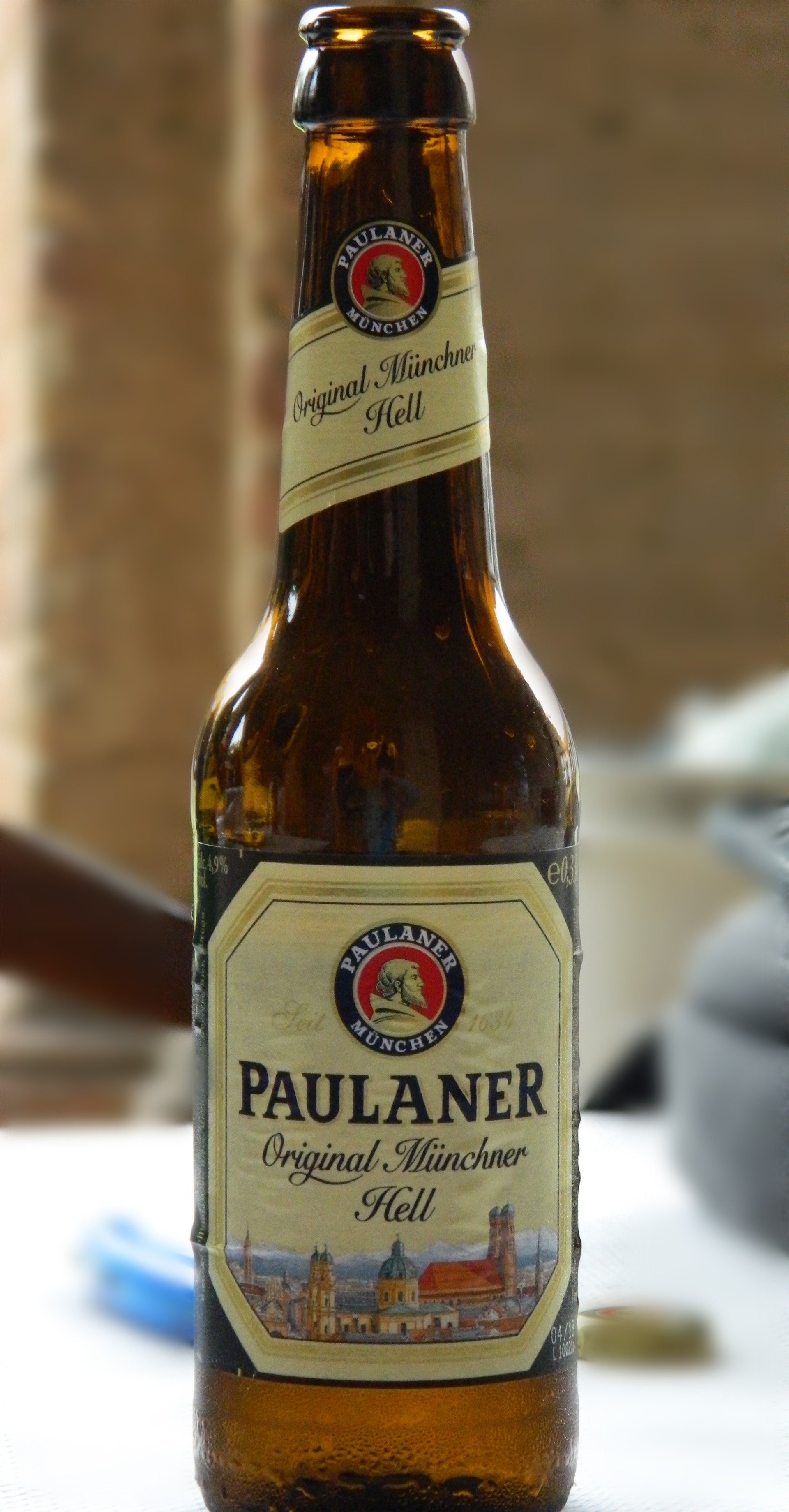 Paulaner original Miinchner Hell wine bottle