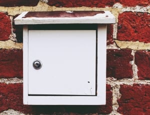 Wall, Post, Mailbox, Letter Box, Box, brick wall, red thumbnail