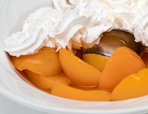 Whipped Cream, Fruit, Dessert, Apricot, food and drink, food thumbnail