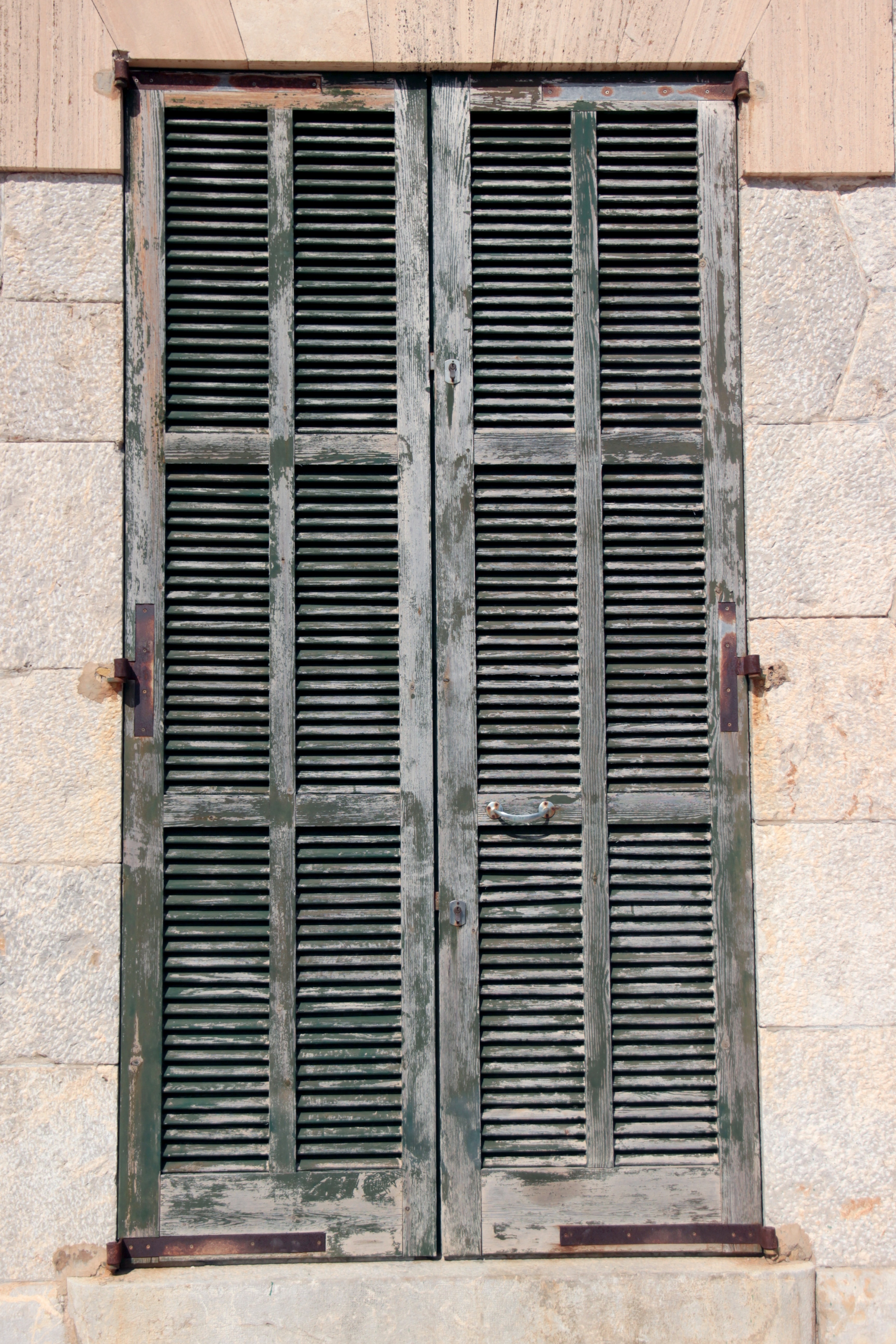 grey wooden door panel
