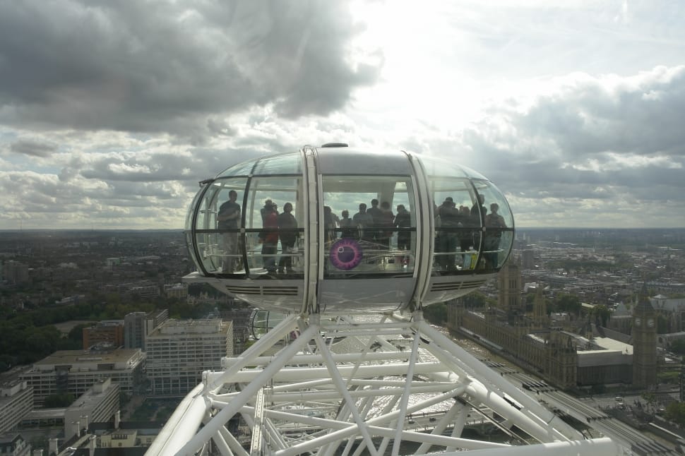 View, The London Eye, Carousel, cloud - sky, sky preview
