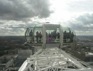 View, The London Eye, Carousel, cloud - sky, sky thumbnail