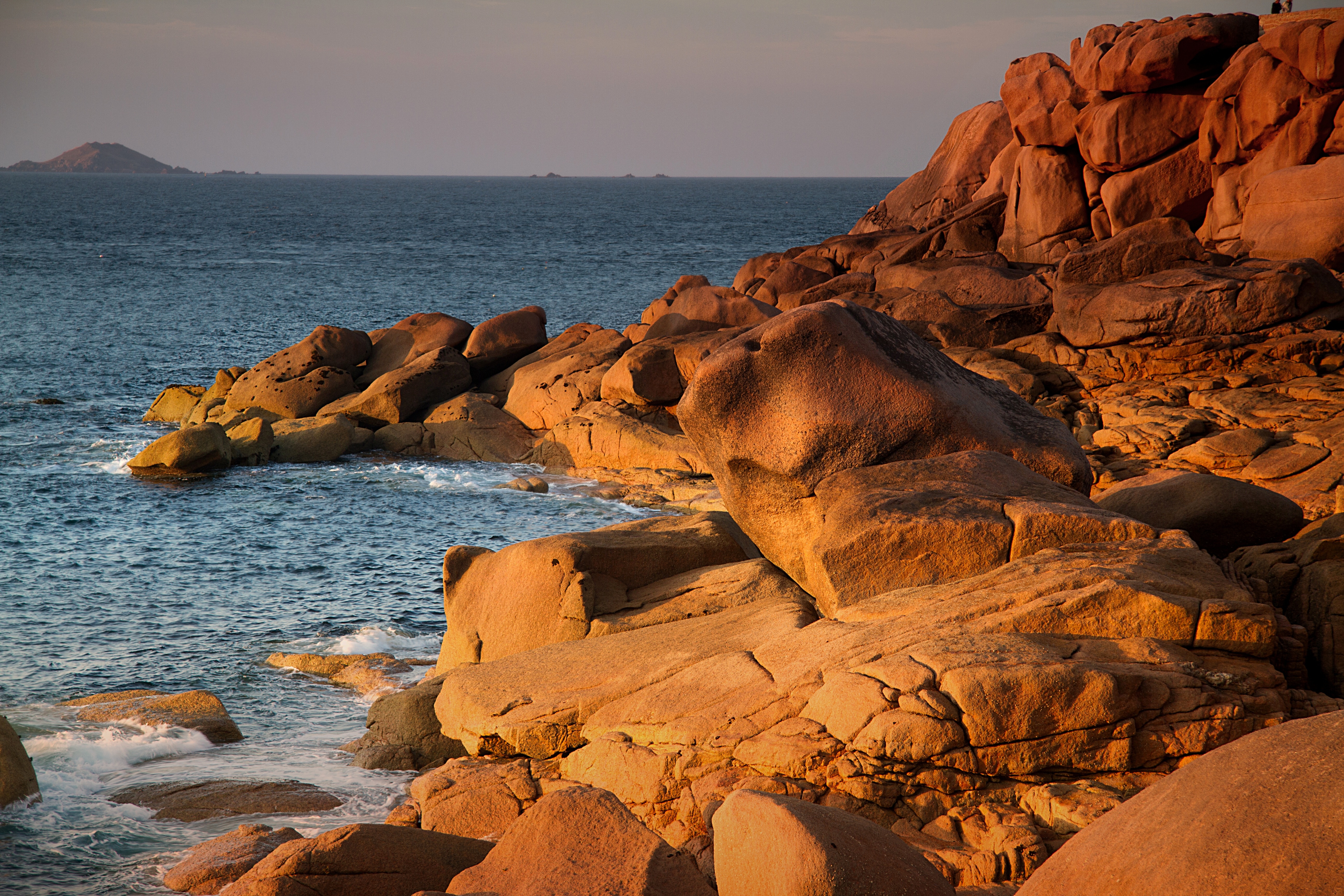 Brittany, Atlantic Coast, France, rock - object, sea