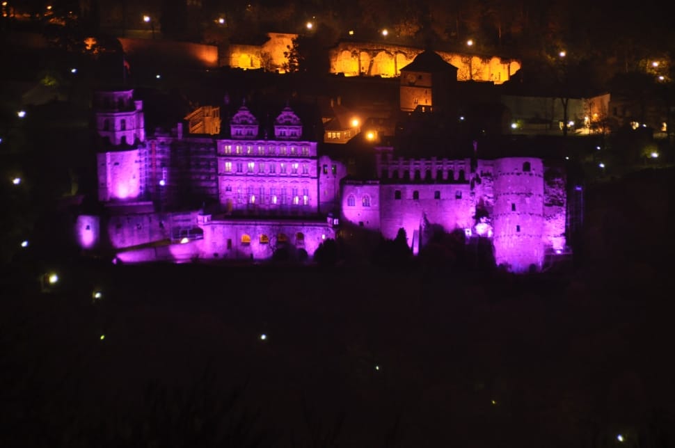 Castle Heidelberg, Heidelberg, night, music preview
