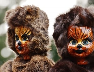 two brown fur costume thumbnail